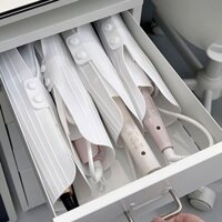 New Product#Silicone Hair Curler Buggy Bag Small Hair Straightener High-Temperature Resistance Anti-Scald Mat Electric Curler Sets Plywood Portable Storage Bag1mj