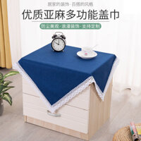 New Product#Universal Cover Towel Simple Modern Bedside Table Cover Cloth Dust Cover Multifunctional Solid Color Tablecloth Tablecloth Support Customization8wu