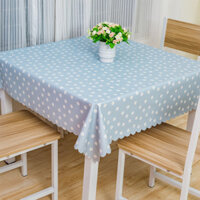 New Product#Waterproof and Oil-proof Tablecloth, Heat-resistant Coffee Table Mat, Square and Rectangular Fresh Plaid Table Mat9wu