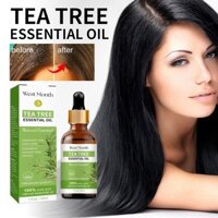 New Product#West&Month Tea Tree Essential Oil Hair Repair Moisturizing Facial Skin Hydrating Repair Nail Fungus Essence1mj