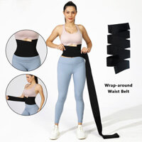 New Product#Wrap Waist Slimming Abdomen Belt Exercise Fitness Elastic Women Waist Trainer Tight Yoga Long Binding Belt1mj