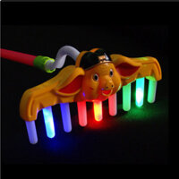 New Product#Zhu Bajie Nine-Tooth Rake Glowing Musical Pig Chop Nine-Tooth Pig Rake Journey to the West Bajie Treasure Qin Gold Palladium Toy1mj