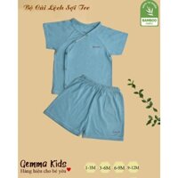 [NEW] qUẦN ÁO SỢ TRE GEMMA BỘ CÀI CHÉO CHO BÉ