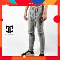 New Quần Jeans Wash Bạc Khóa Zip Ống Quần Form Skinny MRCC -aj224 ཉ