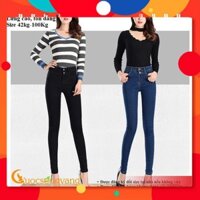 New Quần nữ skinny quần jeans nữ lưng cao dáng ôm GLQ054 -aj224 ཉ