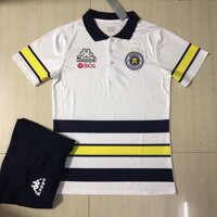 NEW SALE Bộ quần áo đá bóng Hà Nội Polo vải dệt kim cao cấp, size châu âu, quần có túi mẫu 2019 XÊU RẺ 1212 ¹ ⁿ