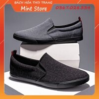 NEW SALE GIÀY LƯỜI VẢI NAM LEYO ĐẾ NHẸ ÊM VẢI MỀM DỄ PHỐI ĐỒ G71 RẺ NHẤT