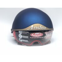 NEW SALE Mũ Bảo Hiểm Andes 139 Giấu Kính Xanh Nhám