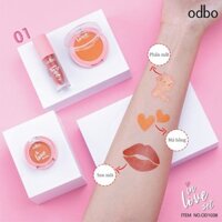 [NEW] ☣ [Set 3 Món] ☣ Phấn Mắt-Má-Môi Tiện Lợi Odbo In Love OD1038