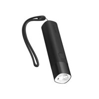 New  SOLOVE X3 Electric Torch 3000mAh Power Bank USB Rechargeable Brightness EDC Flashlight Portable Mini LED Torch for - Black