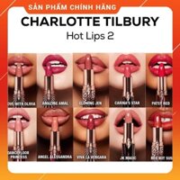 (NEW) Son Charlotte Tilbury Hot Lips 2 - màu Carina's Star,Amazing Amal,Glowing Jen,Red Hot Susan,Angle Alessandra..