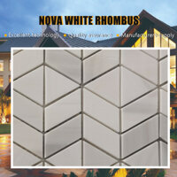 New star white rhombus light luxury environmental protection decoration material - White - 315.2456.78