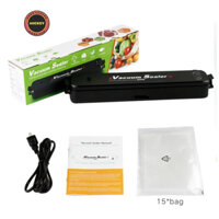 [NEW- Tặng 15 túi] Máy hút chân không thực phẩm Vacuum Sealer kiêm hàn miệng túi thế hệ mới