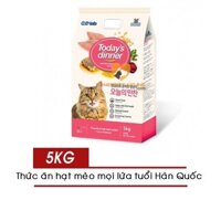 [NEW] Thức ăn Hạt Cho Mèo Today Dinner Hàn Quốc 5KG - Bổ sung Keo Ong giúp mèo tiêu hóa tốt