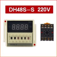 [NEW] Timer hẹn giờ DH48S-S 220V luân phiên cài đặt rơ le thời gian biển quảng cáo, máy bơm nước...vvv - HKS