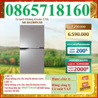 *NEW*  Tủ lạnh Panasonic Kháng Khuẩn 170L NR-BA190PUS9 - Bộ Cảm biến EconavI