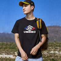 New _ umbro Áo thun ngắn tay nam mùa hè hợp thời trang thương hiệu dáng rộng cổ tròn cỡ lớn thời trang in hình thể thao nửa tay