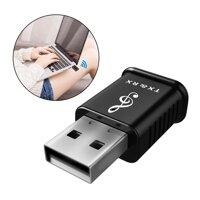 New USB Bluetooth 5.0 Transmitter Receiver 3.5mm Audio Adapter Converter