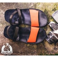 New XẢ KHO [FullBox] {Dép Lốp} Dép cao su Nam 3 quai ngang màu cam Hot ‣ hot " . ｡ '