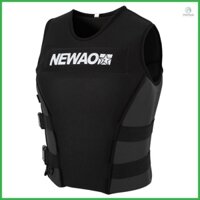 NEWAO Adults Life Jacket - Neoprene Safety Life Vest for Water Ski Wakeboard Swimming