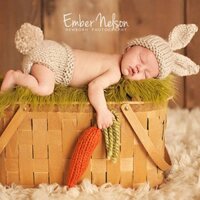 Newborn Photo Clothing Bunny Suit First Month Old 100 Days Old Baby Photography Clothing Baby Photo Studio Photography Clothes wFEF