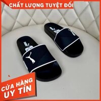 💥NEW💥Dép quai ngang nam nữ PU.MA , Dép hình báo, Mẫu mới nhất chất liệu cao su non cao cấp