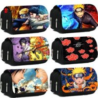 Newearearth LIMIT Hộp Đựng Anime Hình Học Sinh Đôi Đồ Dùng Học Tập Naruto Đa Năng Bút