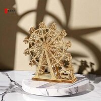 Newearth GIỚI HẠN Bằng Gỗ Xoay Được Bánh Xe Đồ Chơi DIY Máy Tính Để Bàn Mô Hình Bộ Dụng Cụ Xây Dựng Quà Tặng Sinh Nhật