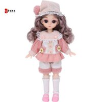 Newearth GIỚI HẠN Nhiều Di Chuyển Được 30cm Bjd Búp Bê Mắt Hấp Dẫn DIY Trang Điểm Đồ Chơi Bé Gái
