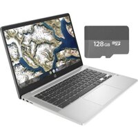 Newest HP 14'' HD WLED-Backlit Chromebook | Intel Celeron N4000 Processor | 32GB eMMC | 4GB Memory | WiFi | Backlit Keyboard | Chrome OS | ...
