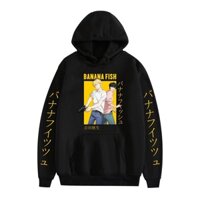 Newjapanese banana fish anime akimi yoshida graphic hoodie women's sweatshirt casual unisex harajuku anime streetwear