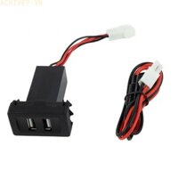 【NEW】Plug And Play Wiring Harness Harness 2.1A USB Car Dual USB Port Charger