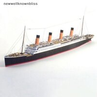 Newwellknownbliss 1: 400 DIY Thủ Công Titanic Tàu Giấy 3D Bộ Mô Hình Đồ Chơi RTT