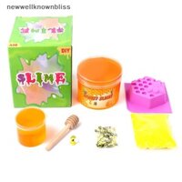 Newwellknownbliss Tổ Ong Slime Đồ Chơi Co Giãn DIY Trong Suốt Slime Và Đất Sét Mô Phỏng Đồ Chơi Thủ Công Đất Sét Mật Ong Slime Set RTT