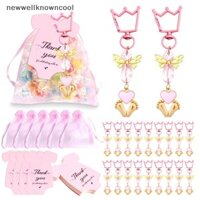 Newwellknowncool 20 Bộ Đồ Ủng Hộ Tiệc Tắm Cho Bé Bao Gồm Áo Tắm Thiên Thần Móc Khóa Cảm Ơn Thẻ Organza Túi Cho Bé Tắm Sinh Nhật WWE