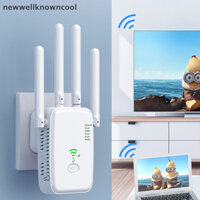 Newwellknowncool 300Mbps Bộ lặp WiFi không dây Bộ lặp tín hiệu WiFi Băng tần kép 2.4G 5G Ăng-ten mở rộng WiFi Bộ khuếch đại mạng WPS Router WWE