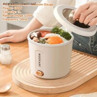 Newwellknowncool Điện Đa Năng Mimi Nồi Nấu Ăn Đa Năng Thông Minh Nồi Di Động 1-2 Người Nồi Điện Làm Nóng Nhanh WWE