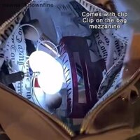 Newwellknownfine 1 Chiếc Mới Hình Trái Tim Đèn Ngủ LED Cảm Biến Cảm Ứng Ánh Sáng Túi Xách Đi Học Có Kẹp WEE