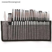 Newwellknowngreat 1 Bộ Nghệ Sĩ Tranh Bàn Chải Túi Bộ Tranh Nghệ Thuật Chuyên Nghiệp Đa Năng Nhật Ký Màu Nước Sơn Dầu Bộ Bàn Chải Quà Tặng RRT