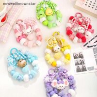 Newwellknownstar Ngẫu Nhiên Mikko Ấm Series Búp Bê Mù Hộp Móc Khóa Đính Hạt Móc Khóa Đồ Chơi Dây Xích Điện Thoại QWE