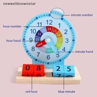 Newwellknownstar Trẻ Em Montessori Đồng Hồ Đồ Chơi Giáo Dục Giờ Phút Thứ Hai Nhận Thức Đồng Hồ Mô Hình Hỗ Trợ Giảng Thời Gian Học Tập Cho Mẫu Giáo QWE