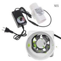 Nex AC100-240V 2inch Quạt Xả Thông Gió Thông Hơi Máy Hút Không Khí Cho Lều Trồng Nhà Bếp Nhà Để Xe Thú Cưng Nhà Vệ Sinh