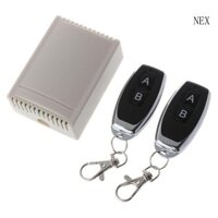 Nex Công Tắc Điều Khiển Từ Xa DC12V-24V 2 Chiếc Hai Chìa Khóa Bộ Điều Khiển Từ Xa Cho Rèm Cửa Nhà Để Xe 315 433Mhz