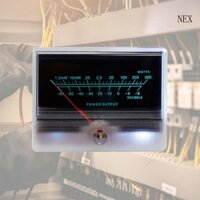 Nex Độ chính xác VU Ammeter Meter Power Discharge Flat Meter Mixer-Power Meter với thiết bị đèn nền Phụ kiện xe đạp