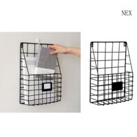 Nex Mail Organizer Giỏ dây treo tường Hộp đựng hồ sơ Giá đỡ tài liệu