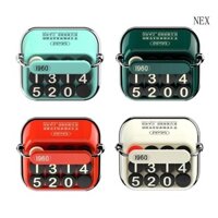 Nex Thẻ đỗ xe tạm thời trên ô tô Bảng số điện thoại đa năng Hình máy đánh chữ cổ điển