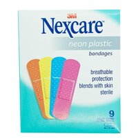 Nexcare Băng Keo Cá Nhân Nexcare Neon Plastic Bandages Màu Ngẫu Nhiên 9 Miếng