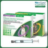 NEXGARD COMBO - Nhỏ gáy Ve Rận, Phòng và Trị Nội Ngoại Kí Sinh cho Mèo