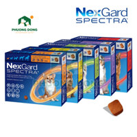 NexGard SPECTRA - Viên nhai phòng và trị nội, ngoại ký sinh (ve, rận, bọ chét, ghẻ, giun, sán,...)