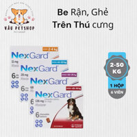NexGard Vị Thịt Bò Dành Cho Thú Cưng 2-50kg